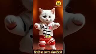 Cute Cat Dancing video 🐹 catdance cat dog trending shorts kitten [upl. by Nowaj]