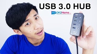 USB 30 HUB 4 Port โอนถ่ายข้อมูลเร็วทันใจ ไวปานโกหก [upl. by Feodora]