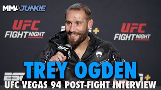 Trey Ogden Looking For That Low Hanging Fruit Calls Out Chase Hooper  UFC on ESPN 60 [upl. by Farris741]