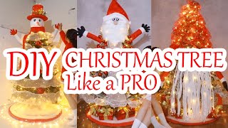 4 Easy Christmas Tree Designs Like a Pro  Christmas Tree Decoration  P3 [upl. by Yregram]