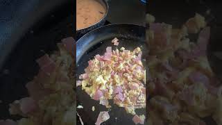 Frijoles fritos y huevo con jamonfypviralyoutube comidamexicana [upl. by Hepsibah]