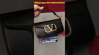 stylish VALENTINO GARAVANI LOCÒ SMALL SHOULDER BAG IN CALFSKIN from BOOTSFY bag bags valentino [upl. by Lebiram518]