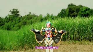 kamen rider twilight majade henshin sound my voice [upl. by Izogn754]