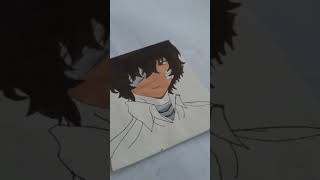 Painting dazai for letter quotdquot dazai bungoustraydogs creativeworldofsabiha [upl. by Sky]