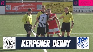 Rassiges Kerpener Derby  VfL Sindorf – SV BlauWeiss Kerpen [upl. by Kallista]