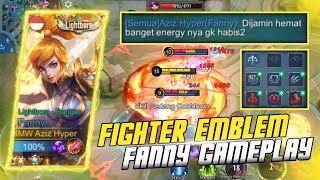 SETTING EMBLEM FIGHTER FANNY HEMAT ENERGI 2023  FANNY GAMEPLAY  MLBB [upl. by Oiruam]