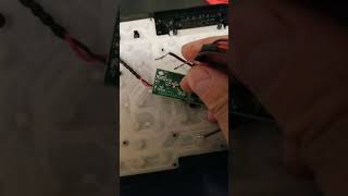 Logitech K360 Wireless Unifying Keyboard Switch Off Track Trace Needing Jumpered For LED PWR ON Only [upl. by Rosenfeld]