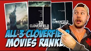 All 3 Cloverfield Movies Ranked Worst to Best The Cloverfield Paradox  God Particle 2017 Review [upl. by Tut]