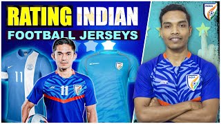 Which Indian Football jersey you liked the most Adidas VS Nike VS Six5Six VS Performax [upl. by Elletnahc]