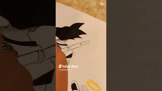 Drawing Goku y Akira Toriyama goku dragonball dibujo anime subscribe shorts drawing trending [upl. by Claiborne]