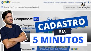 COMO CADASTRAR PROPOSTA NO COMPRASNET LICITACAO COMPRASNET [upl. by Akimehs]