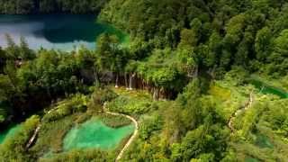 Plitvice Lakes  National Park  Croatia  DJI Phantom 3 [upl. by Aracaj643]