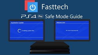 PS4 Pro Safe Mode Guide Fix Restore Error Update Error Factory Settings Initialize PS4 [upl. by Raye]