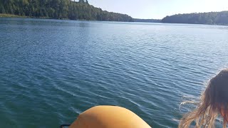 Exploring Canadian Lake Little Boat with Friend 🏞 🛶 [upl. by Mixam]