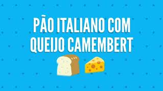 Pão Italiano recheado com Queijo Camembert ❤️Lanchinho Rápido e com Cara de Chique [upl. by Irdua]