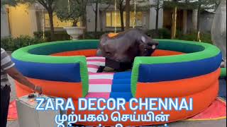 Bul rider with karma message Zara DECOR Chennai [upl. by Thetes]