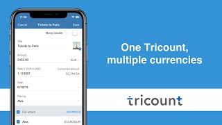 One Tricount multiple currencies [upl. by Hsan818]