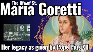 VIRGIN AND MARTYR of purity  Concise history till canonization [upl. by Cam]