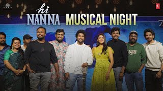 Hi Nanna Musical Party Night Celebration  Nani amp Mrunal Thakur  Kiara  Hesham Abdul Wahab [upl. by Utimer]