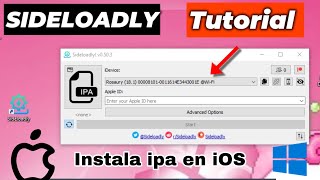 Instala IPA con Sideloadly de forma inalámbrica Guía para Windows 2024 [upl. by Trisa570]