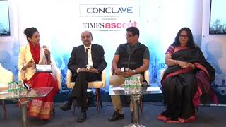 Dhruvi moderating the Leaders Panel Discussion at the Times Leaders Conclave 2024 [upl. by Kevin]