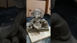 Ecofriendly Ganpati ganpatiart clayganpati ganpati ganeshchaturthi ganesh [upl. by Eintirb]