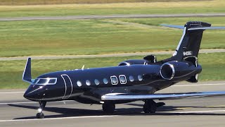 2019 GULFSTREAM G650ER landing in Portland Oregon [upl. by Eiro]