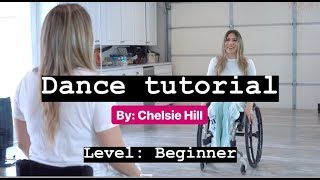 Wheelchair dancing tutorial BEGINNER Chelsie Hill [upl. by Iverson]