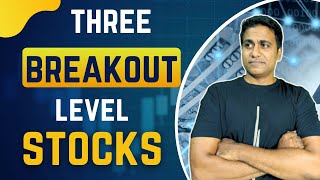 THREE BREAKOUT LEVEL STOCKS breakoutstocks hindalcostock rpower powergrid tatacommunications [upl. by Gillian]