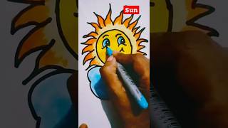 How to draw sun [upl. by Ecinom955]