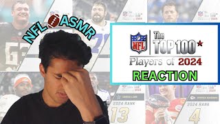 NFL ASMR  Reacting to the 2024 NFL Top 100 Players List [upl. by Odnuges]