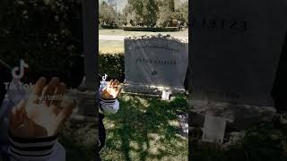 Last years visit to Estelle Gettys grave at Hollywood Forever ripSophia [upl. by Enilatan]