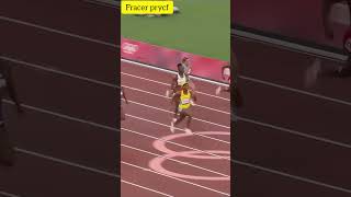 💥Carry Richardson vs Fraser Prycf 🔥sprint olympic racer athlite shorts [upl. by Hcardahs939]