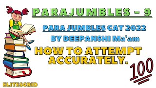 Parajumbles Practice for CAT  Elites Grid  Video  9 [upl. by Aselehc493]