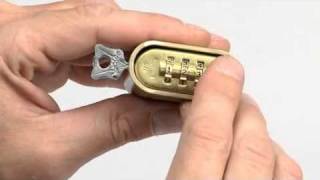 Operating the Master Lock high security combination locks [upl. by Alien305]