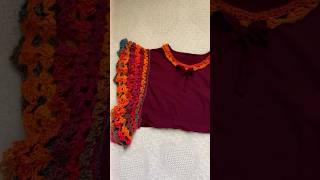 MakingtheCascade crochet top diy upcycling upcycle crocheting thriftflip sustainablefashion [upl. by Yila]