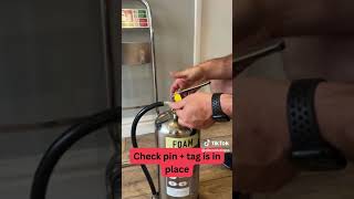 Fire Extinguisher monthly test How it works [upl. by Cinom]