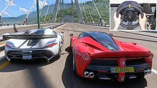 Ferrari LaFerrari  Forza Horizon 5  Goliath Race Thrustmaster TX Gameplay [upl. by Allebram]