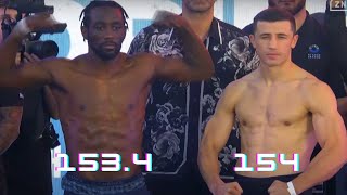 Terence Crawford vs Israil Madrimov WEIGH IN REACTION [upl. by Ainitsirc786]