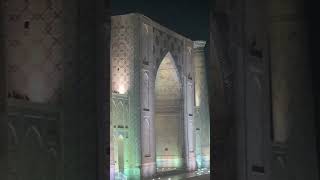 Samarkand registan square light show [upl. by Noloc]