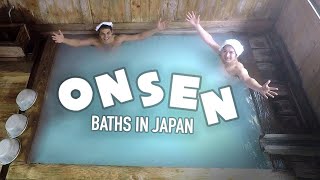 Japanese Onsen Bath Experience Hot Spring Paradise ★ ONLY in JAPAN [upl. by Ylrad184]