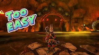 Zelda Tears Of The Kingdom Fire Temple  Fire Temple Totk [upl. by Odell541]