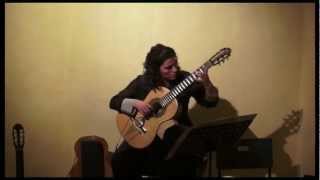 Scarlatti Sonata K1L366 arr Gregoriadou for doublecourse guitar [upl. by Enneillij]