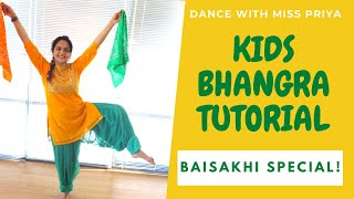 BaisakhiVaisakhi Special  Kids Bhangra Tutorial  Mera Nachan Nu Airlift [upl. by Safir196]