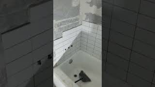 🤬Worst Tile Installer EVER🤮 shorts tile contractor renovation fail construction remodel [upl. by Korfonta283]