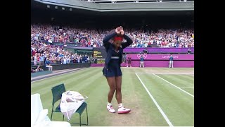 SERENA WILLIAMS CWALKS AT OLYMPICS [upl. by Eiramyelhsa878]