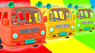 🚌 Wheels on the BUS Songs 🚌 Finger Family  Compilation By Maxy Funny  Nursery Rhymes [upl. by Pippa]