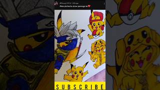 Pikachu Pokemon🔥 easy pencil drawing 🎨 Artist இங்க iruke youtube channel pokemon pikachu drawing [upl. by Ylecic724]