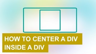 How to center a div inside a div with html and css [upl. by Jemima]