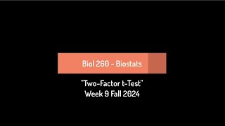 CSULB Biol 260 Fall 2024  Week 9 [upl. by Garap]